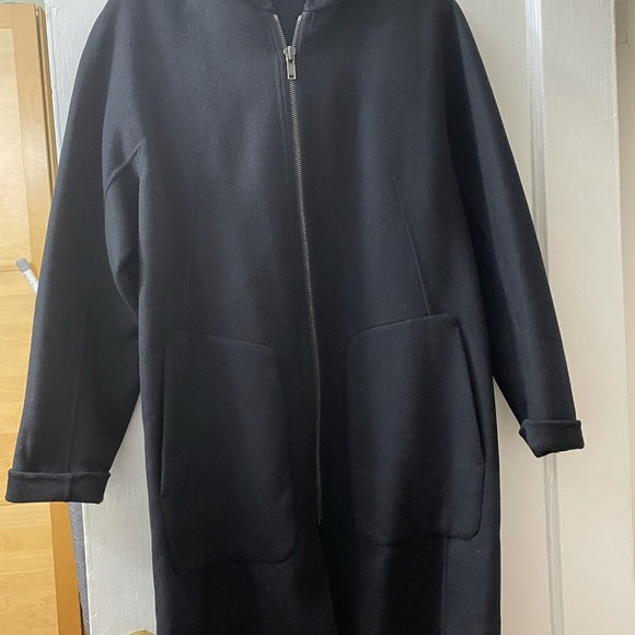 Mens THEORY Double-Faced Wool Coat (retail $900) - Picture 3 of 4